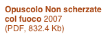 Opuscolo Non scherzate col fuoco 2007 
(PDF, 832.4 Kb)